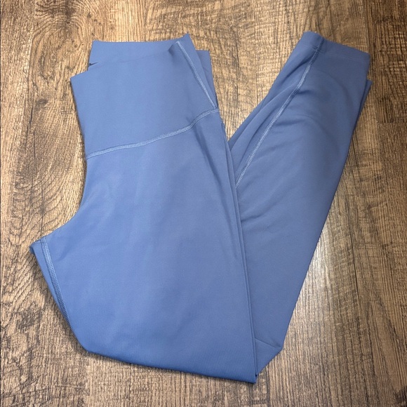 Nike Pants - Nike Steel Blue Dri-FIT Yoga Leggings Large EUC